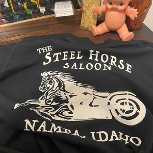 ✨🐎🍻 Steel Horse Saloon Biker Bar Tshirt
